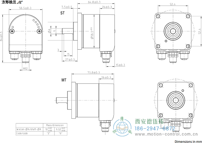 AC58-Profinet光电绝对值通用编码器 - 
