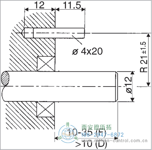 RI58-G/RI58-TG空心轴光电增量通用编码器安装须知1 - 
