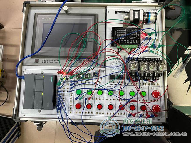 图为plc实验—西门子s7 1200读取旋转编码器数据的照片