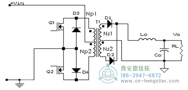 图为编码器推挽电路示意图